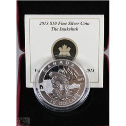 RCM FINE SILVER COIN W/COA