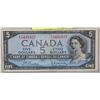 Image 1 : 1954 CANADIAN $5.00 BANK NOTE