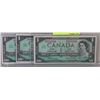 Image 1 : 1967 CANADIAN CENTENNIAL BANK NOTES X3