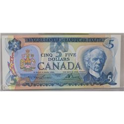 1979 CANADIAN $5.00 RAINBOW BANK NOTE