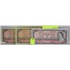 Image 1 : 1954 $2.00 CANADIAN BANK NOTES X3