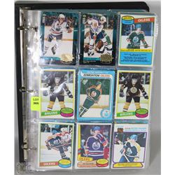 BINDER OF 1979-1980 HOCKEY CARDS