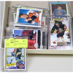 BUNDLE OF ROOKIE CARDS IN HARD AND SOFT CASES