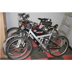 LOT OF 4 ADULT BICYCLES
