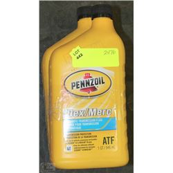TWO 1 QT CONTAINER OF PENZOIL ATF FLUID