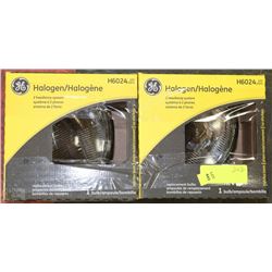 PAIR OF G.E. HALOGEN REPLACEMENT HEADLIGHT BULBS