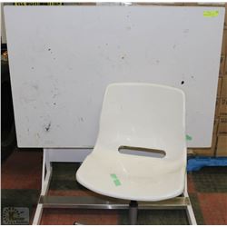 ESTATE DRAFTING TABLE WITH CHAIR ON WHEELS