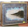 Image 1 : LTD ED 14/300 SIGNED MOUNTAIN SCENE PICTURE