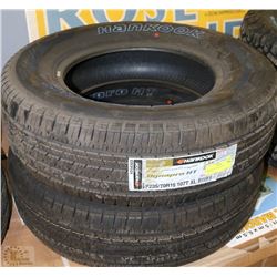 NEW HANKOOK DYNA PRO HT M+S TIRES  X2