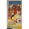 Image 1 : LARGE VINTAGE THEATER POSTER "ROSE MARIE"