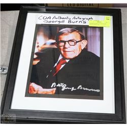 GEORGE BURNS AUTOGRAPHED PHOTO WITH COA