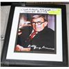 Image 1 : GEORGE BURNS AUTOGRAPHED PHOTO WITH COA