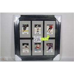 1988 ESSO STICKERS ALL STARS SET FRAMED