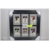 Image 1 : 1988 ESSO STICKERS ALL STARS SET FRAMED