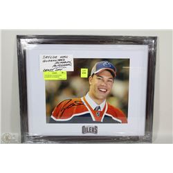 TAYLOR HALL GUARANTEED AUTHENTIC AUTOGRAPH