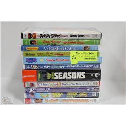 BUNDLE OF 10 NEW CHILDRENS DVDS ON CHOICE