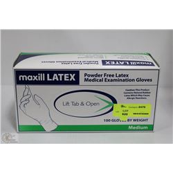 BOX OF 100 MEDIUM SIZE POWDER FREE EXAMINATION