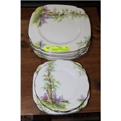 ROYAL ALBERT GREENWOOD TREE PLATE SET