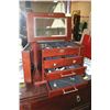 Image 1 : DELUXE WOOD JEWELLERY BOX WITH CONTENTS