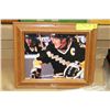 Image 1 : MARIO LEMIEUX FRAMED PICTURE (11.5" X 9.5")