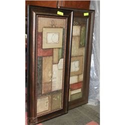 2 VARIOUS SHOWHOME ABSTRACT PICTURES