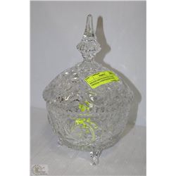 ESTATE CZECH GENUINE LEAD CRYSTAL CANDYDISHES WITH