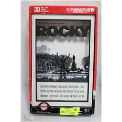 3D WALL ART ROCKY BALBOA 1976-2007 METRO GOLDWING