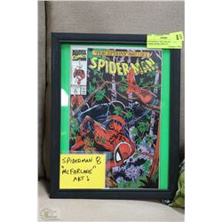 SPIDERMAN "MCFARLANE" ART COMIC BOOK DISPLAY