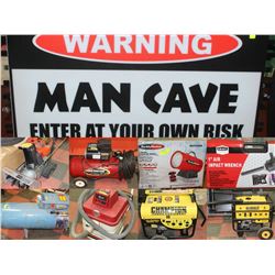 LOT 2-12 GENERATORS / HEATERS / TOOLS AND MORE....