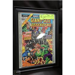 FRAMED GIANT SIZE DEFENDERS #2 COMIC