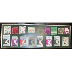 COLLECTION OF 17 MOSTLY CLASSIC ROCK BACK STAGE