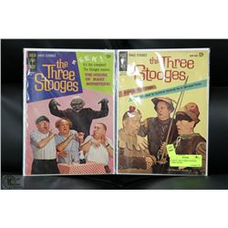 PAIR OF 1960'S THREE STOOGES COMIC BOOKS