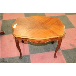 DECORATIVE WOOD SIDE TABLE