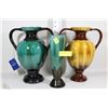 Image 1 : LOT OF 3 BLUE MOUNTAIN VASES