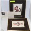 Image 1 : LOT OF 2 SIGNED BILL REID FRAMED SILKSCREEN PRINTS