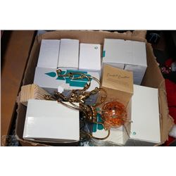 ESTATE LARGE BOX OF PARTYLITE ITEMS