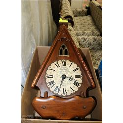 CATHEDRAL STYLE NEW ENGLAND CHIME CLOCK WITH