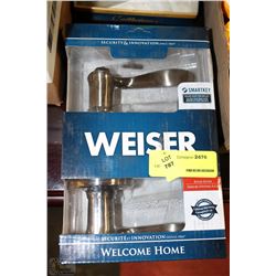 WEISER KEYED ENTRY HANDLE SET