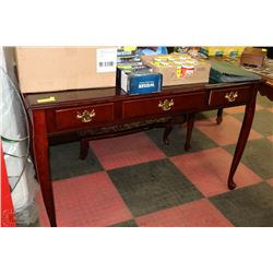 ESTATE CHERRYWOOD HALLWAY TABLE WITH 3 DRAWERS