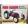 Image 1 : FORD FARMING TIN AD SIGN 16" X 12.5"