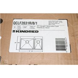 KINDRED STAINLESS STEEL DOUBLE SINK