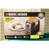 Image 1 : NEW 2 SLICE BLACK AND DECKER WIDE SLOT TOASTER