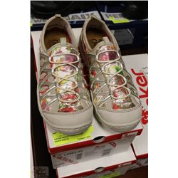 RIEKER WHITE COMBINATION SHOES SIZE 10