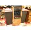 Image 1 : SANSUI STEREO SYSTEM SET WITH WOODEN STAND INCL