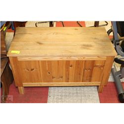 WOODEN CHEST 34” X 20” 18”