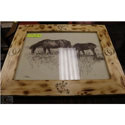 HORSE PRINT BY ISABEL LEVESQUE