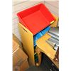 Image 1 : TOY CUBBY SHELF WITH BINS