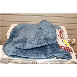 BLUE BATHROOM MAT SET