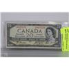 Image 1 : 1954 CANADIAN $20 DOLLAR BANK NOTE  DEVILS FACE