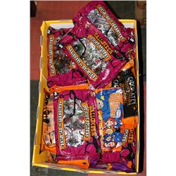 CASE OF MIXED CASE OF GUMMY SPIDERS,CHOCOLATES,